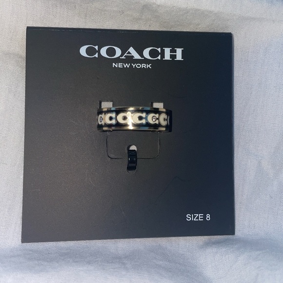 Coach Signature Enamel Ring - Picture 3 of 3